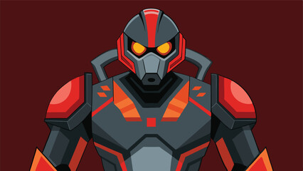 A Exoskeleton robotic suit illustration.