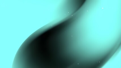 Abstract design with flowing aqua and dark teal tones.