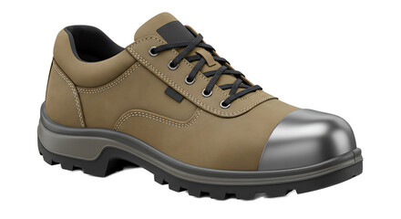 Safety shoe with metallic toe cap