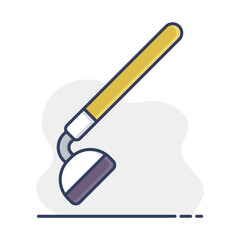Garden hoe vector isolated icon