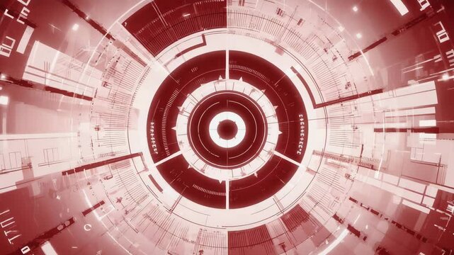 Red Tech Tunnel: Abstract Data Stream