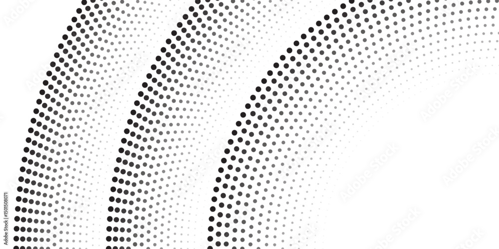Aufkleber abstract halftone noise stipple pointillism background with circle. grain gradient texture backgroun