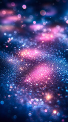 Obraz premium Colorful Sparkling Galaxy Bokeh
