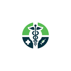 health care logo, stethoscope logo healthcare and medical  logo design vector illustration, Medical and health care logo 