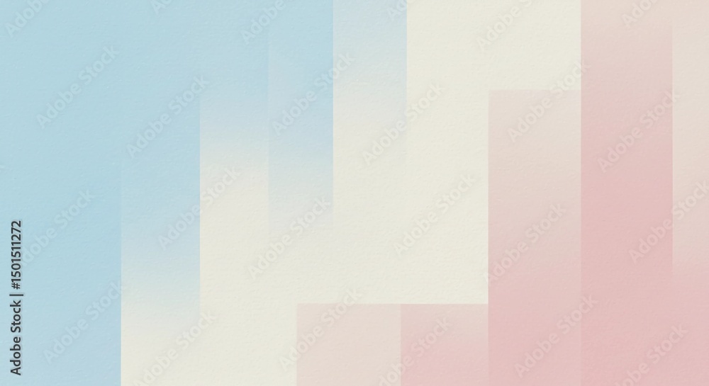 Aufkleber pastel color blocks gradient background abstract design