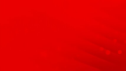 Solid red background with subtle light effects.