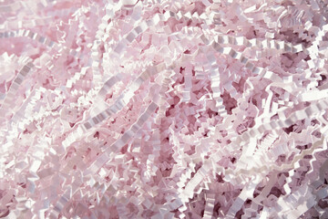 A delicate paper filler in pastel tones, with a slight pink tint