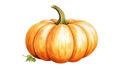 Autumnal still life, a vibrant pumpkin painting on dark canvas captures the essence of fall