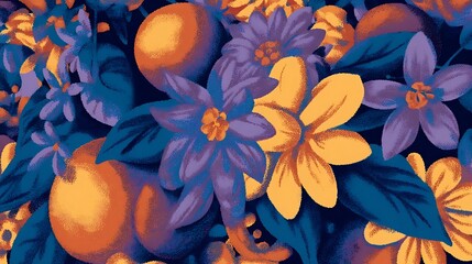 Summer Solstice: Traditional British cottage garden flowers bathed in golden solstice