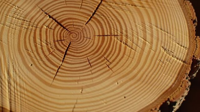 Tree Rings Revealing Growth And History, Demonstrating Nature's Timeless Art