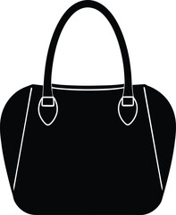 black and white handbag