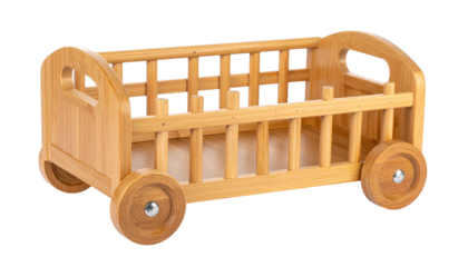 Classic wooden toy car with wheels, a timeless playtime companion for children wooden