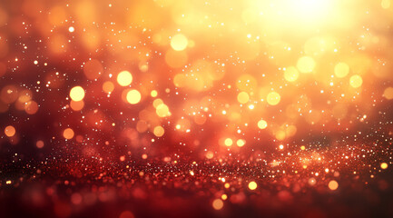Brilliant golden light lens background