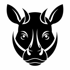 head of a rhinoceros