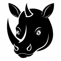 head of a rhinoceros