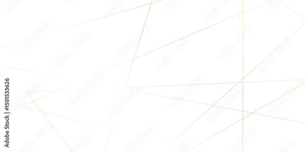 Aufkleber abstract luxury gold geometric random chaotic lines with many squares and triangles shape. seamless 