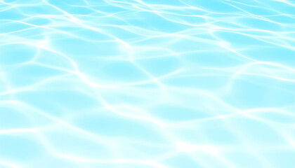 Obraz premium Light Blue Water Surface Texture with Reflections