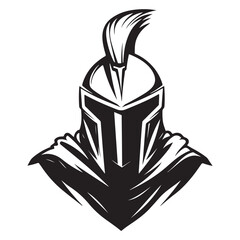 knight helmet  vector image