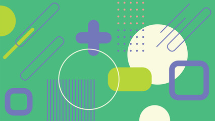 Blue Abstract Background with Yellow Navy