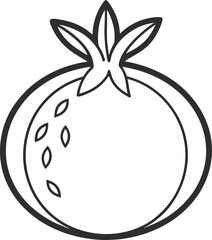 vector outline icon on white or transparent background