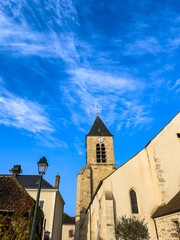 Fototapeta premium Street view of old village Vert le Grand in France