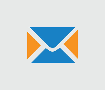 mail envelope icon design.