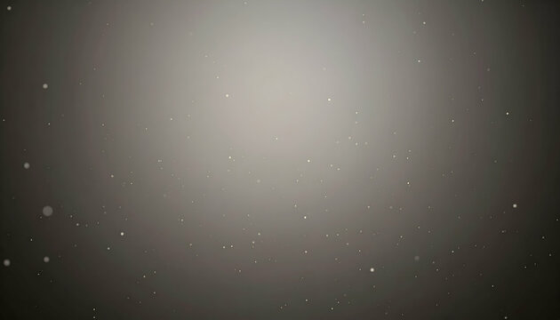Grey Background with Floating Dust Particles and Soft Light