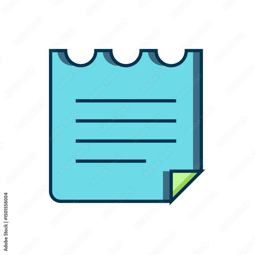 Poster filled outline notebook icon isolated on white background. spiral notepad icon. school notebook. wri