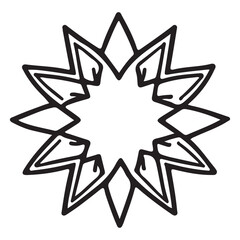 Obraz premium Mandala Pattern Designs.Mandala. Round Ornament Pattern. Vintage decorative elements. Hand drawn background.