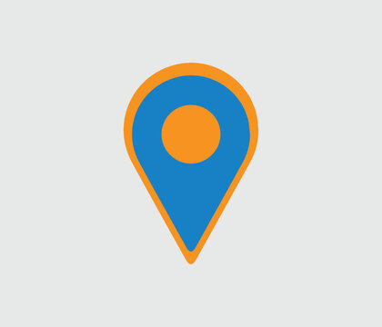 map pointer icon design.