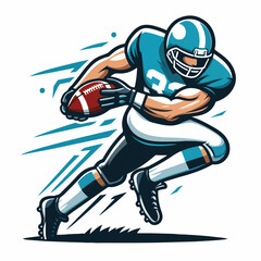 athletes playing american football