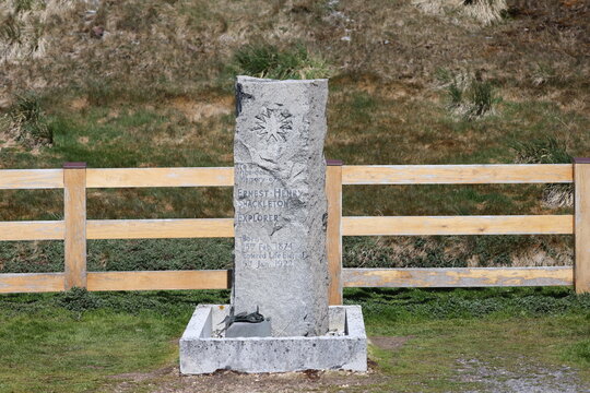 Earnest Shackleton's Grave in Grytviken, South Georgia