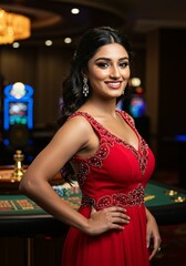beautiful casino girl 