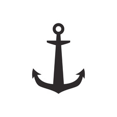 Anchor icon. Anchor marine icon isolated on white background