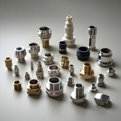 A collection of assorted metal and plastic