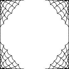 Spider web corner