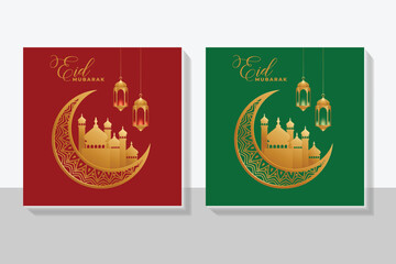 Eid Mubarak Social Media Post Design