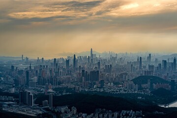 panoramic view of the city
