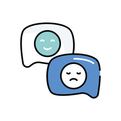 Feedback icon vector stock illustration