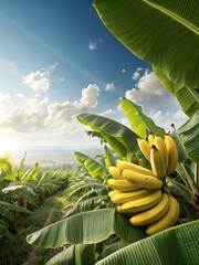 bananas on the tree