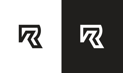 RK logo, monogram unique logo, black and white logo, premium elegant logo, letter RK Vector minimalist