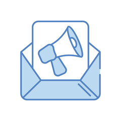 E-mail Marketing icon vector stock illustration