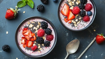 Delicious Berry Smoothie Bowls: A Healthy Breakfast Treat