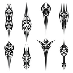 Unique Tribal Tattoo Vector Design