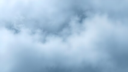 Sky with Soft Clouds,Light Fog in Blue Sky, Soft Cloudy Sky Texture