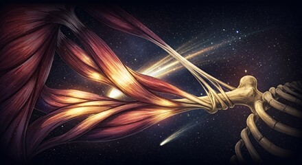 Cosmic Anatomy: Where Muscles Meet the Cosmos