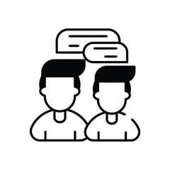 Communication icon vector stock illustration