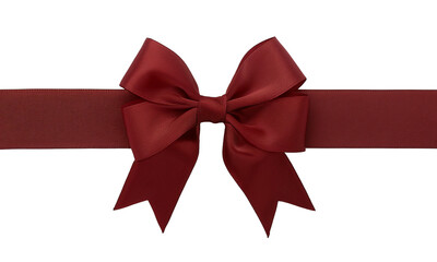 Elegant Ribbon on Isolated Background &ndash; High-Quality Decorative Element for Design Projects