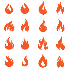 fire icons , fire icons set