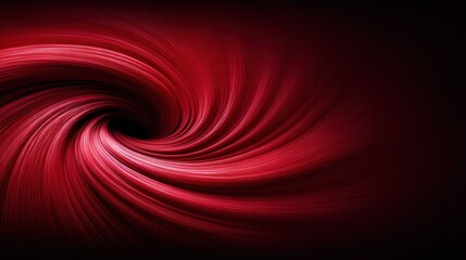Abstract swirling crimson vortex
